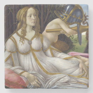Dessous-de-verre En Pierre Sandro Botticelli - Vénus et Mars