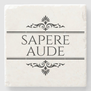 Dessous-de-verre En Pierre Sapere Aude