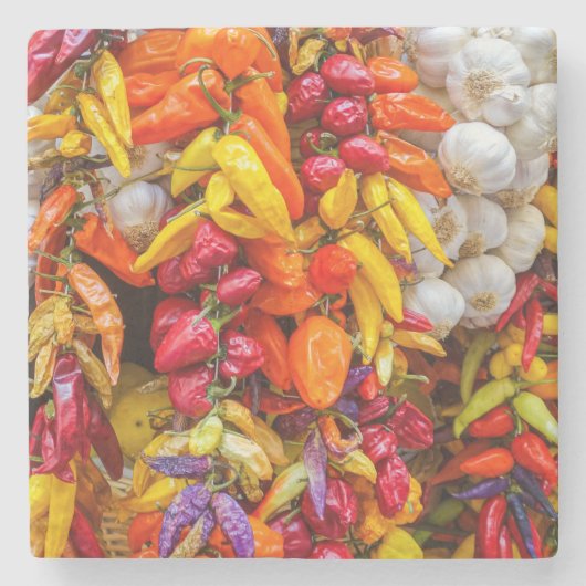 Dessous-de-verre En Pierre Saveurs méditerranéennes (Devant)