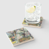 Dessous-de-verre En Pierre Saveurs séchées à Singapour (Côté)