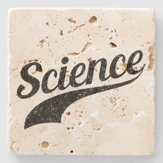 Dessous-de-verre En Pierre Science - Véritable croyant (Devant)