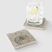 Dessous-de-verre En Pierre Scorpio Venise (Côté)