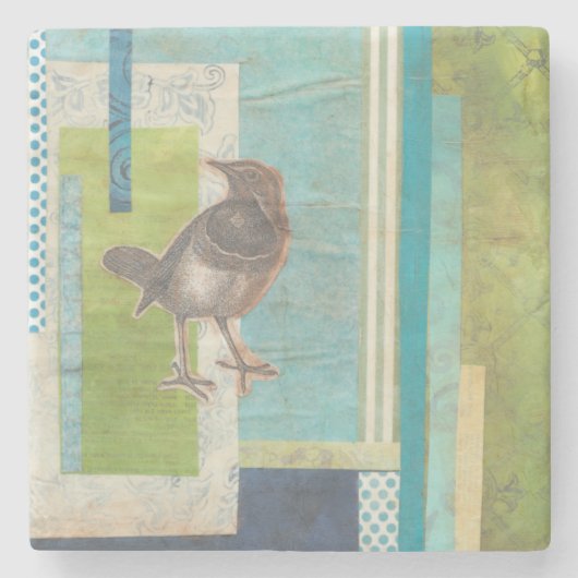 Dessous-de-verre En Pierre Scrapbook Avian I (Devant)