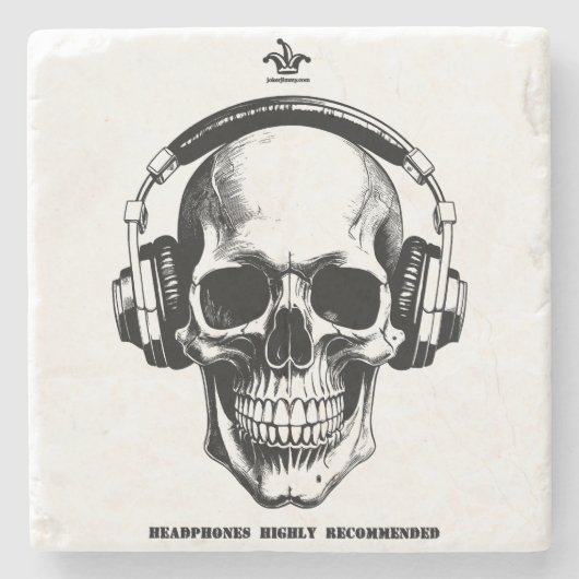 Dessous-de-verre En Pierre Scull Coasters (Devant)