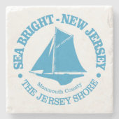 Dessous-de-verre En Pierre Sea Bright (sloop) (Devant)