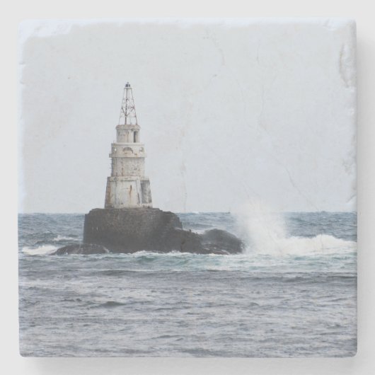 Dessous-de-verre En Pierre Seascap with lighthouse (Devant)