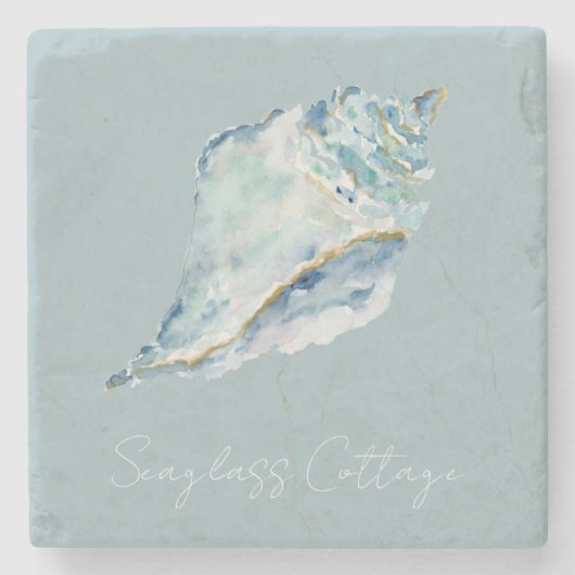 Dessous-de-verre En Pierre Seashore Shell  (Devant)