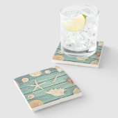 Dessous-de-verre En Pierre Sélection des coquillages (Côté)