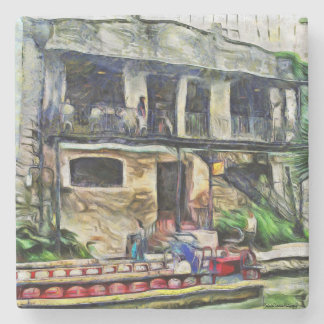 Dessous-de-verre En Pierre Série Riverwalk de San Antonio