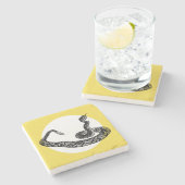 Dessous-de-verre En Pierre serpent de brume (Côté)