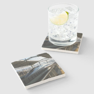 Dessous-de-verre En Pierre Shinkansen série 500 新 幹 train 線