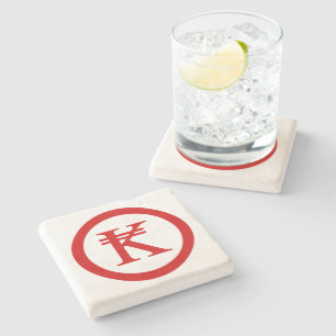 Dessous-de-verre En Pierre SIGNE D'ARGENT Laos Kip Lao / Laotien