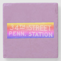 SIGNE DE LA GARE DE NY Tile 34th Street New York