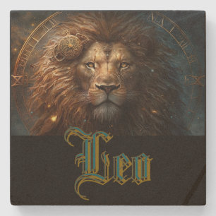 Dessous-de-verre En Pierre Signe du zodiaque Lion