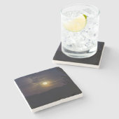 Dessous-de-verre En Pierre Silhouette de lune (Côté)