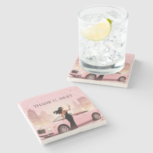 Dessous-de-verre En Pierre Single Era Party Coaster Thank U, Next Coaster
