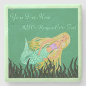 Dessous-de-verre En Pierre Sirène (Devant)