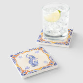 Dessous-de-verre En Pierre Sirène méditerranéenne (Côté)