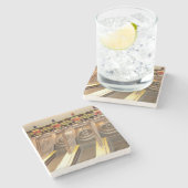 DESSOUS-DE-VERRE EN PIERRE SKEE BALL ! (Côté)