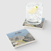Dessous-de-verre En Pierre Skellig Michael, Skellig Island, Skellig Michael (Côté)