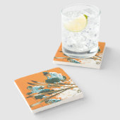 Dessous-de-verre En Pierre Ski Jumpers par Ski Weld (Côté)