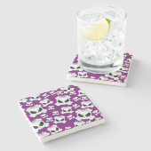 Dessous-de-verre En Pierre Skullz Girly (Côté)