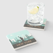 Dessous-de-verre En Pierre Skyline Creative New York (Côté)