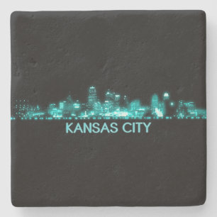 Dessous-de-verre En Pierre Skyline de Kansas City