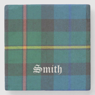 Dessous-de-verre En Pierre Smith, Smith Scottish Tartan, Smith Clan, Smith
