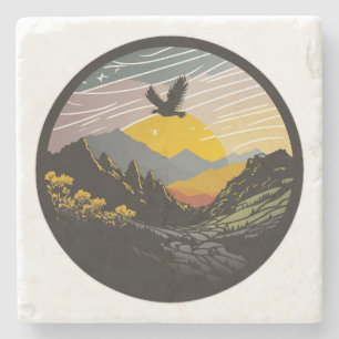 Dessous-de-verre En Pierre Snowdonia