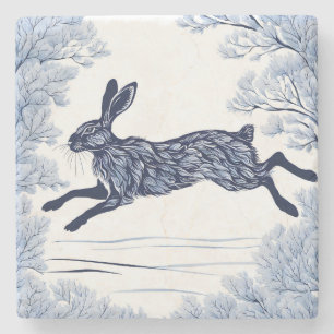 Dessous-de-verre En Pierre Snowy Serenity