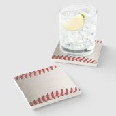 Dessous-de-verre En Pierre Softball (Côté)