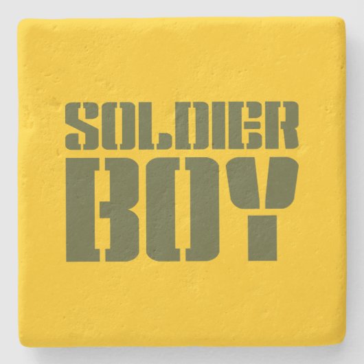 DESSOUS-DE-VERRE EN PIERRE SOLDIER GARY (Devant)