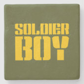 DESSOUS-DE-VERRE EN PIERRE SOLDIER GARY (Devant)