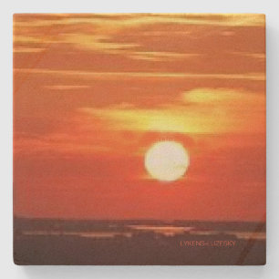 Dessous-de-verre En Pierre Soleil