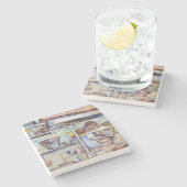 Dessous-de-verre En Pierre Soupe de queue de porc, Singapour (Côté)