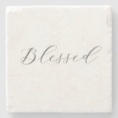 Dessous-de-verre En Pierre Sous-verre en marbre bénit (Devant)