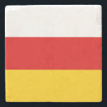Dessous-de-verre En Pierre South Ossetia Flag<br><div class="desc">Patriotic flag of South Ossetia.</div>