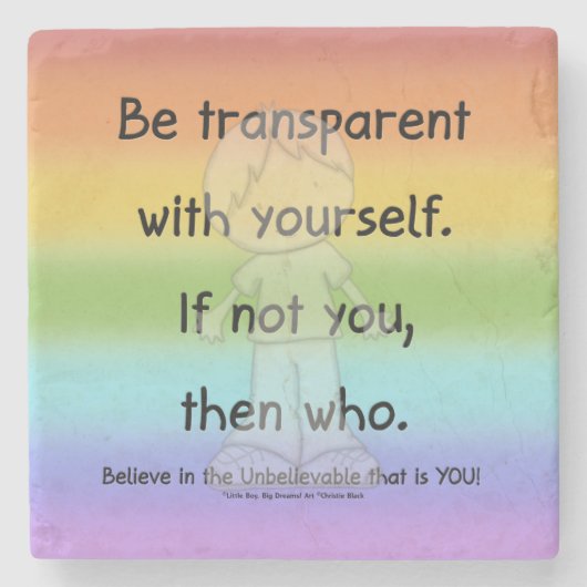 Dessous-de-verre En Pierre Soyez transparent (Devant)