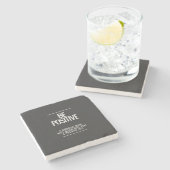 Dessous-de-verre En Pierre Soyez un Dessous de verre positif en pierre (Côté)