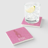 Dessous-de-verre En Pierre Sparkle Up Your Golf Game (Côté)