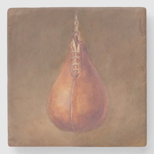 Dessous-de-verre En Pierre Sport rustique | Boxe (Devant)