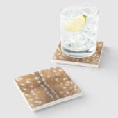 Dessous-de-verre En Pierre Spotted deer pour texture (Côté)