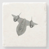 Dessous-de-verre En Pierre SR71 Blackbird (Devant)