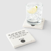 Dessous-de-verre En Pierre St Catherine de Sienne Citation Dessous de verre d (Côté)