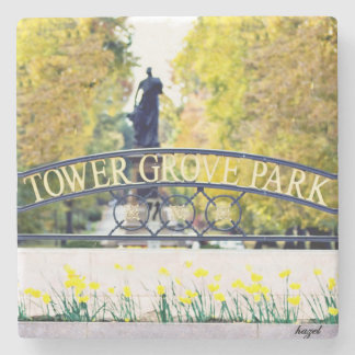 Dessous-de-verre En Pierre St. Louis, Tower Grove Park, Dessous de verre Sain