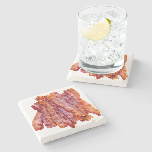 Dessous-de-verre En Pierre Stack de Bacon (Côté)