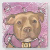 DESSOUS-DE-VERRE EN PIERRE STAFFORDSHIRE AMÉRICAIN (Devant)