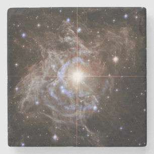 Dessous-de-verre En Pierre Star cosmique Wreath Holiday