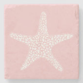 Dessous-de-verre En Pierre Starfish plage été conception nautique co pierre (Devant)
